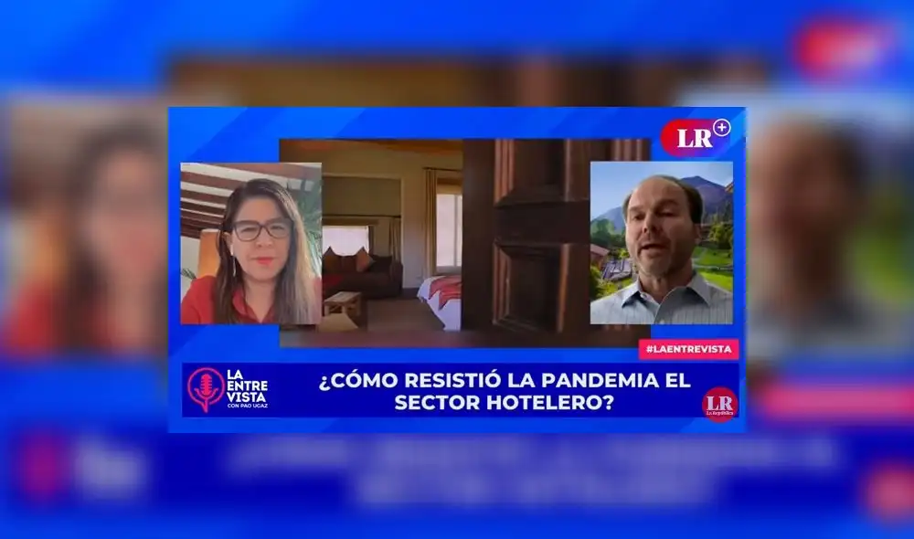 Juan Stoessel, jefe del gremio de hoteleros del Perú. Foto: captura/LR+