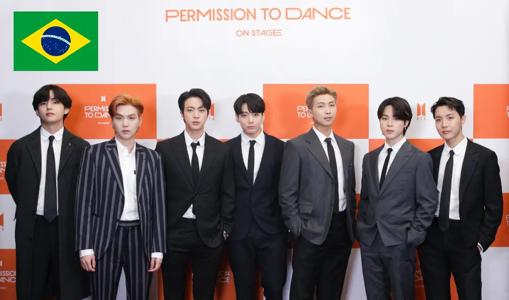 "Permission to dance on stage" es una serie de conciertos presenciales de BTS tras la pausa de shows en vivo por la COVID-19. Foto: composición La República / BIGHIT