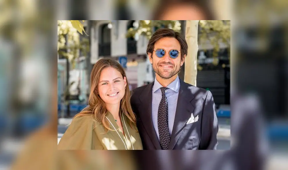 Belén Barnechea y Martín Cabello de los Cobos se dieron el sí hace un año. Foto: Instagram de Belén Barnechea.