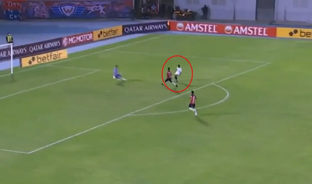 Techera es el actual goleador de la temporada de Ayacucho FC. Foto: captura ESPN 4