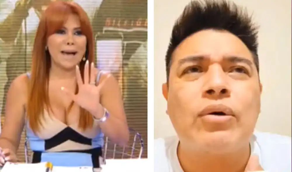 Magaly Medina le aclaró a Leonard León que ella gozaba de buena formación musical. Foto: captura de ATV Magaly Medina le aclaró a Leonard León que ella gozaba de buena formación musical. Foto: captura de ATV