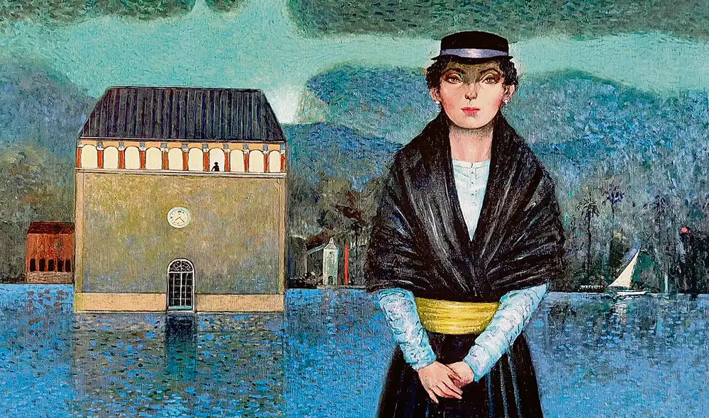 Obra. Pintura de Gonzalo Cienfuegos (Factoría Santa Rosa, Santiago, Chile). Foto: difusión Obra. Pintura de Gonzalo Cienfuegos (Factoría Santa Rosa, Santiago, Chile). Foto: difusión