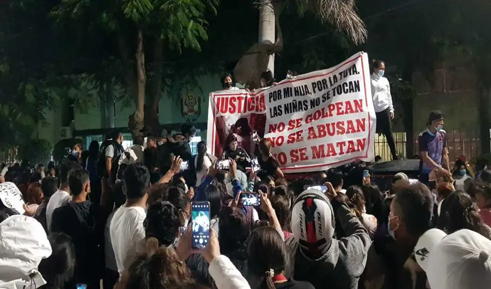 Chiclayanos salieron a protestar por justicia. Foto: Rosa Quincho-URPI Chiclayo/ La República