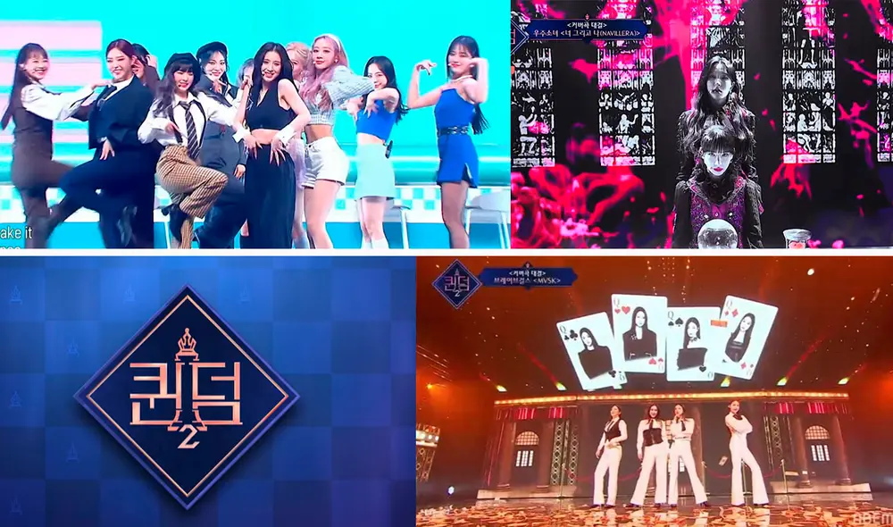 Presentaciones para el episodio 3 de Queendom 2 temporada. Foto: Mnet