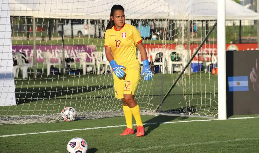 Maryory Sánchez es habitual titular con Perú y podría estar en la Copa América 2022. Foto: selección peruana