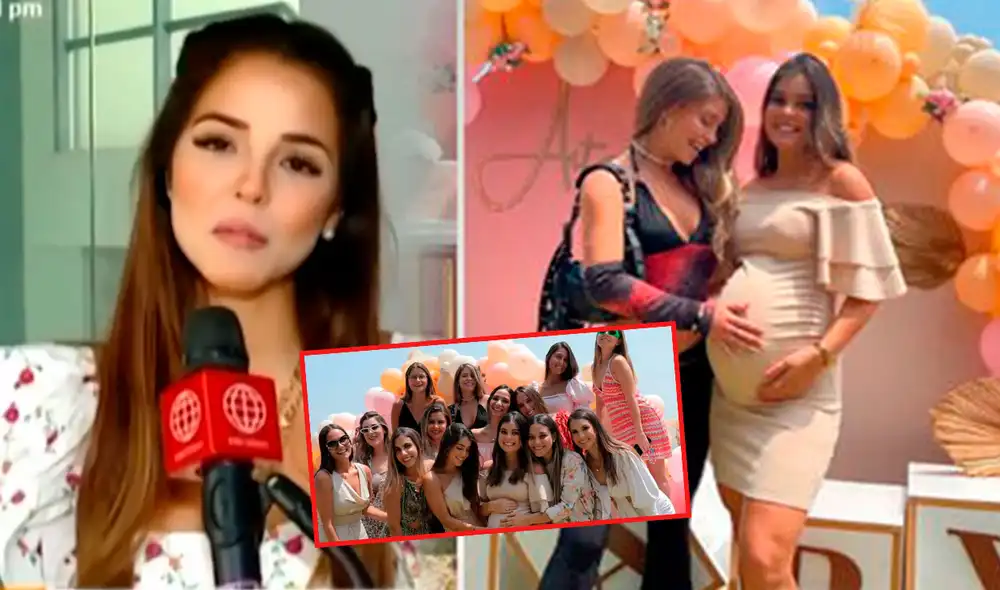 Luciana Fuster explica por qué se alejó de Majo Parodi tras llegada de Flavia a baby shower. Foto: captura/América TV/Instagram