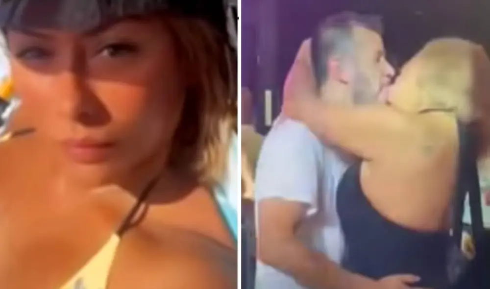 Luz Castillo Flores es la mujer que fue ampayada junto a Miguel Hidalgo. Foto: captura de ATV