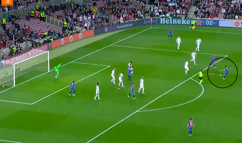 Sergio Busquets marcó el descuento para los culés. Foto: Fox Sports