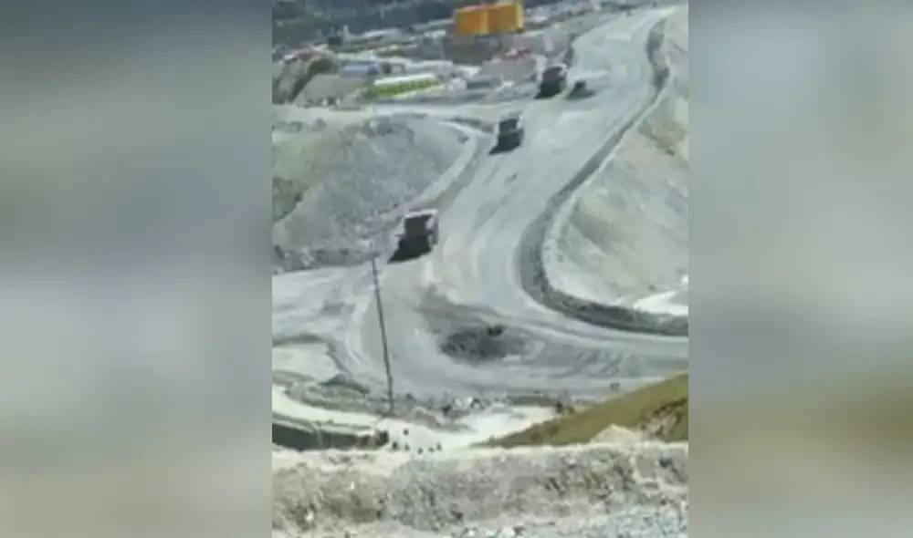 Mina se encuentra bloqueada por los comuneros. Foto: captura de RPP