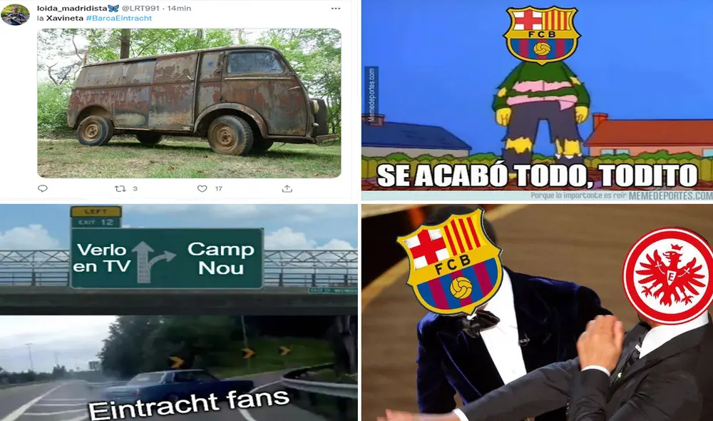 Barcelona perdió de forma inesperada con Eintracht Frankfurt y le dijo adió a la Europa League. Foto: difusión Barcelona perdió de forma inesperada con Eintracht Frankfurt y le dijo adió a la Europa League. Foto: difusión