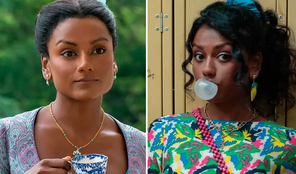 Simone Ashley es la nueva incorporación de "Brigerton". Ella da vida a Kate Sharma, esposa de Anthony. Foto: composición/Netflix