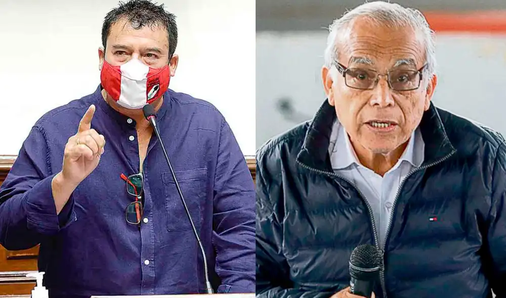 Edwin Martínez cuestionó que el primer ministro, Aníbal Torres, haya calificado de "ineficiente" a la Policía Nacional. Foto: composición/La República