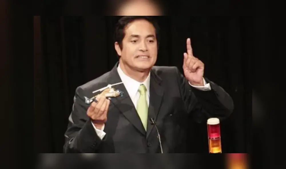 El actual alcalde de San Juan de Lurigancho desarrolló la propuesta de vigilar Lima con helicópteros denominándola "el toco toco". Foto: Captura.