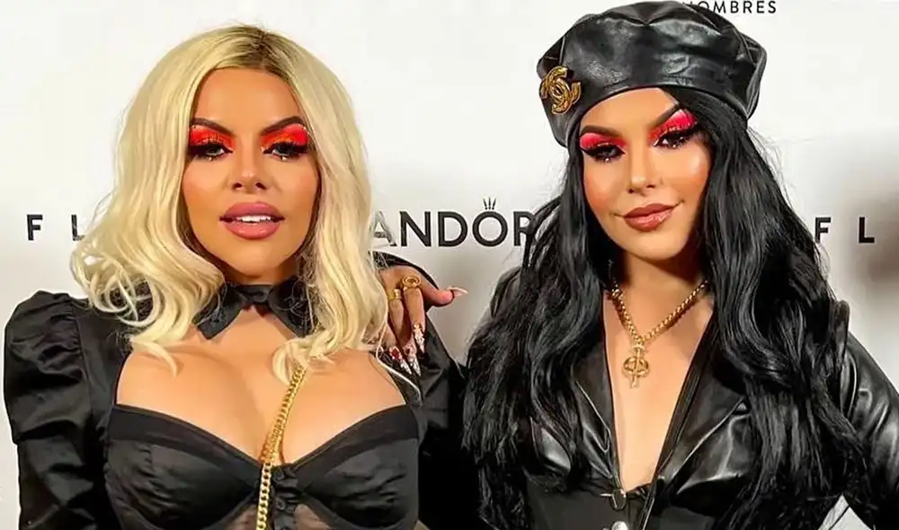 Gennesis y Josetty Hurtado en la exclusiva fiesta organizado por Flaunt Magazine. Foto: Instagram