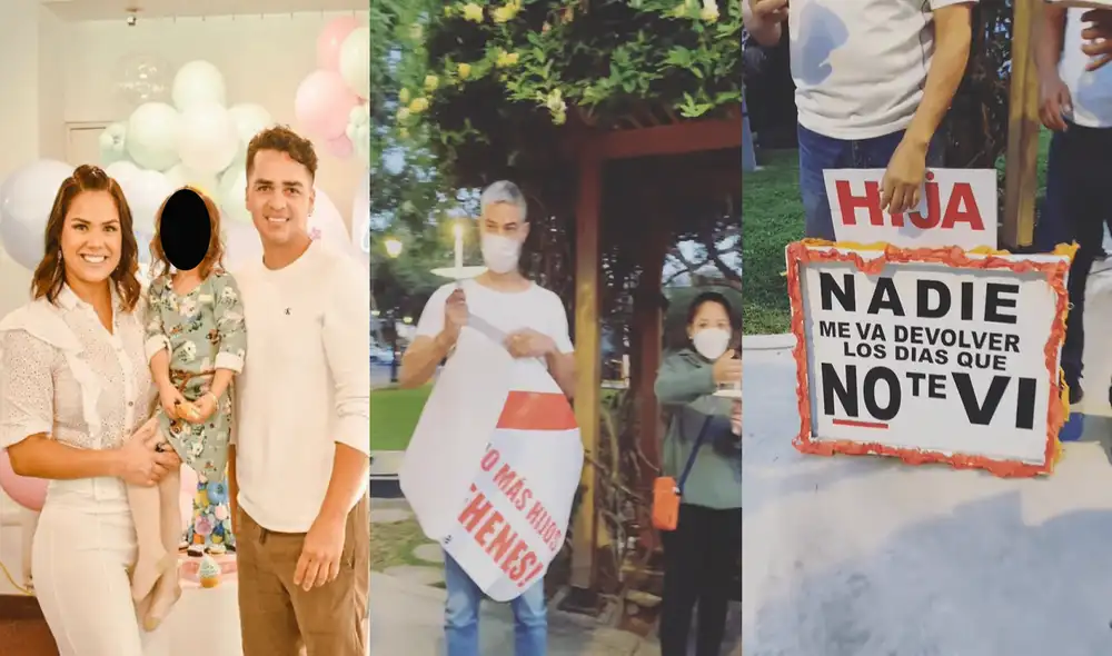 El empresario está buscando que las denuncias procedan para poder ver a su hija. Foto: Juan Víctor Sánchez/Andrea San Martín/Instagram