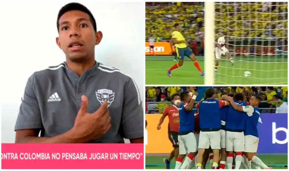 Edison Flores marcó dos goles en las Eliminatorias Qatar 2022: a Colombia y Ecuador. Foto: Captura Movistar Deportes