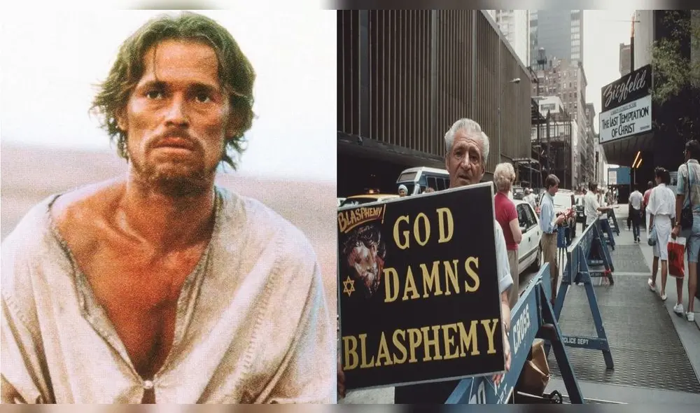"La última tentación de Cristo" se estrenó en 1988 y su estreno fue prohibido en diversos cines del mundo. Foto: composición LR/Vanity Fair