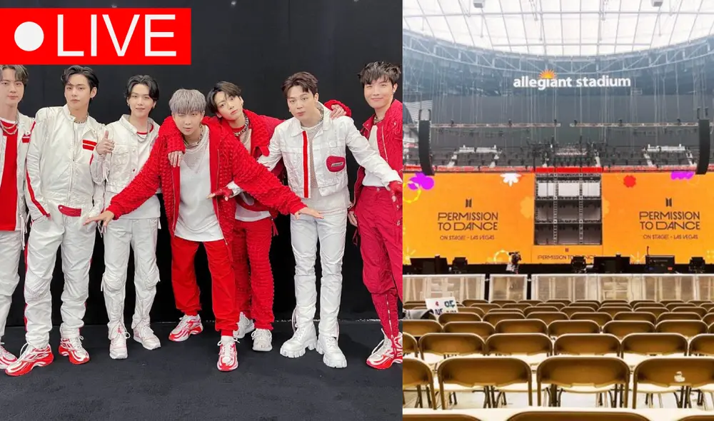 BTS logró sold out para las 4 fechas de "Permission to dance on stage" en Las Vegas. Foto: composición La República/Hybe