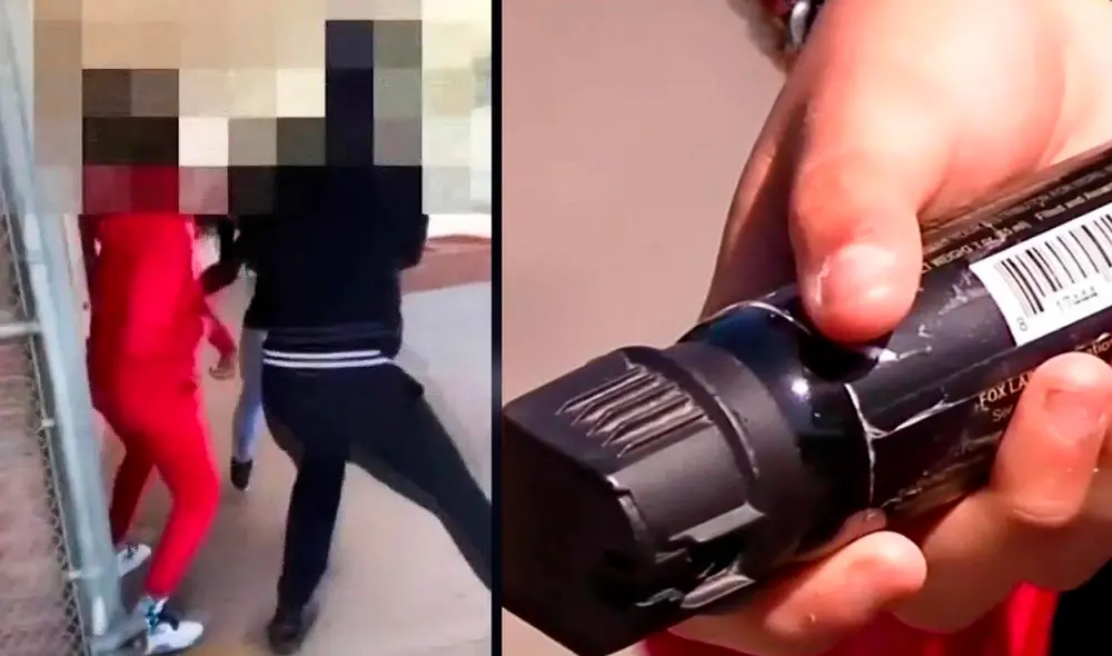 La estudiante fue suspendida durante 5 días por el colegio, una decisión que sus padres califican de injusta y apelarán por ella. Foto y video: captura-Telemundo