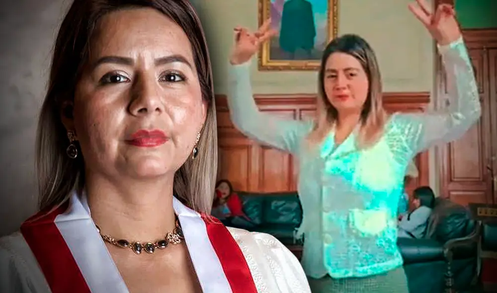 La legisladora fujimorista ha causado polémica en los últimos días por grabación de TikTok en el Congreso. Foto: composición Gerson Cardoso/La República La legisladora fujimorista ha causado polémica en los últimos días por grabación de TikTok en el Congreso. Foto: composición Gerson Cardoso/La República