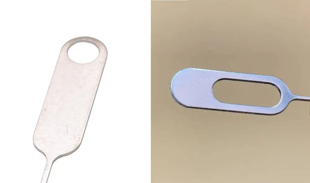 ¿Por qué algunos celulares llevan una llave con un enorme agujero y otros apenas un pequeño clip? Aquí la respuesta. Foto: DHGate/MendozaPost