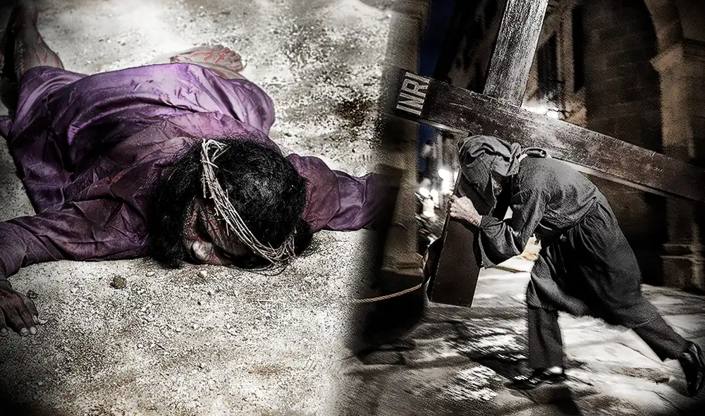 En el mundo realizan algunos rituales y penitencias muy extremas como parte de las celebraciones de Semana Santa. Foto: composición LR/AFP En el mundo realizan algunos rituales y penitencias muy extremas como parte de las celebraciones de Semana Santa. Foto: composición LR/AFP