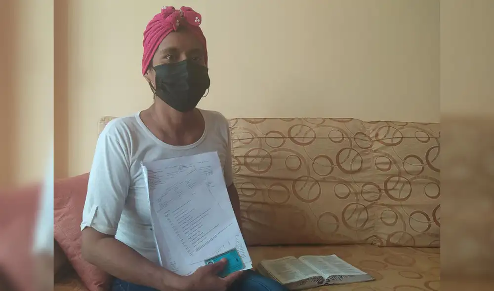 Ella es natural de la región San Martín y, a la fecha, ha recibido 29 quimioterapias. Foto: Rosa Quincho Ella es natural de la región San Martín y, a la fecha, ha recibido 29 quimioterapias. Foto: Rosa Quincho