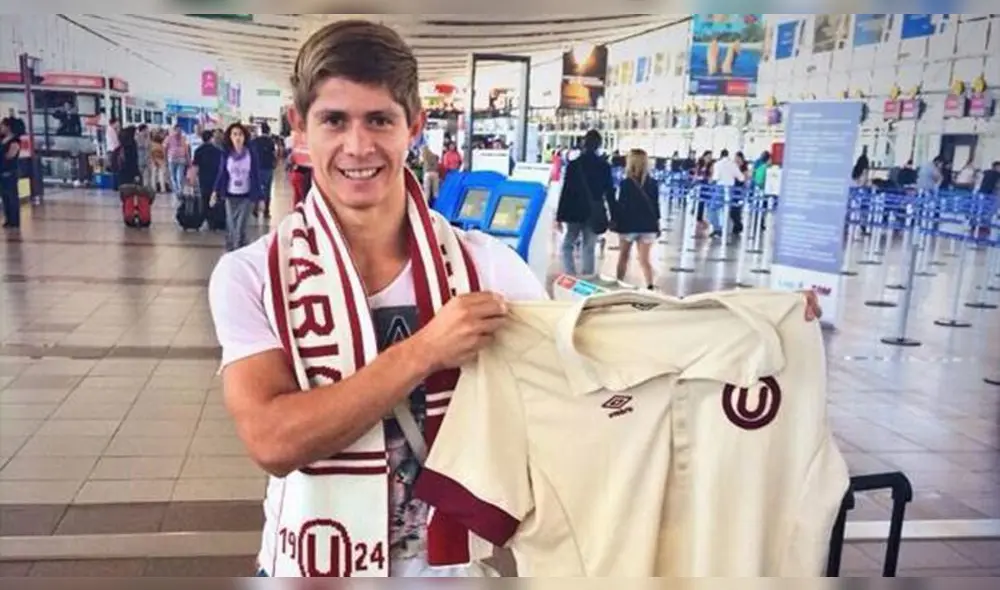 El delantero paraguayo llegó al cuadro crema tras jugar en la Segunda División de Chile. Foto: Universitario de Deportes El delantero paraguayo llegó al cuadro crema tras jugar en la Segunda División de Chile. Foto: Universitario de Deportes
