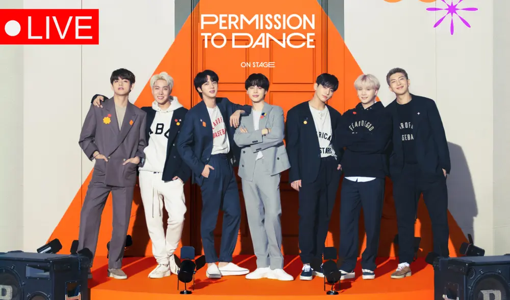 El grupo k-pop BTS cierra la serie de conciertos "PTD on stage Las Vegas" el sábado 16 de abril. Foto: composición LaRepública/Hybe