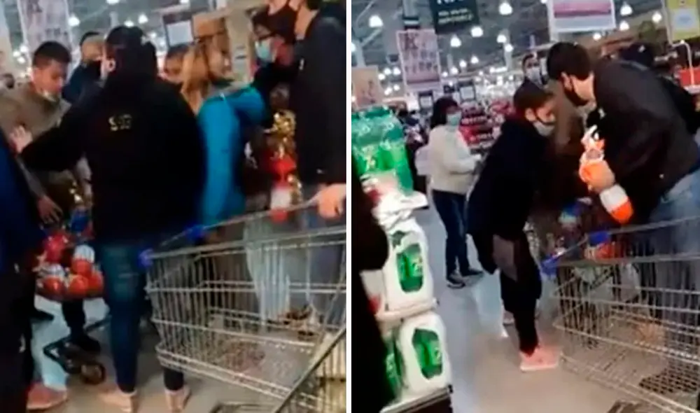 Los clientes llegaron al supermercado para comprar el huevo de Pascua. Foto: captura de Facebook Los clientes llegaron al supermercado para comprar el huevo de Pascua. Foto: captura de Facebook