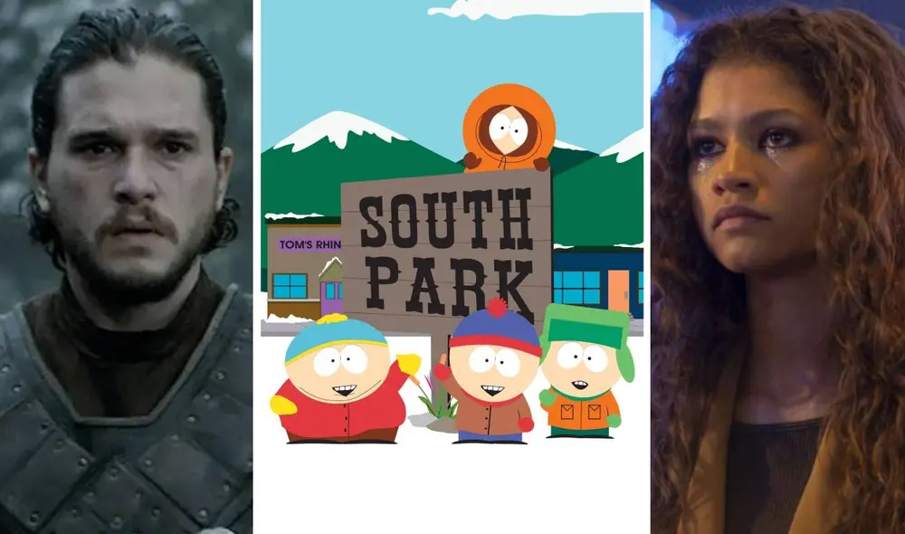 "South Park" superó a "Juego de tronos" y "Euphoria" como lo más demandado de HBO Max en marzo de 2002 en la región de Estados Unidos. Foto: composición LR/ HBO/Comedy Central