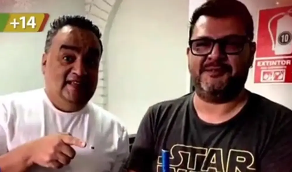 Jorge Benavides recordó a su productor 'Chugo' a solo días de su fallecimiento. Foto: captura ATV
