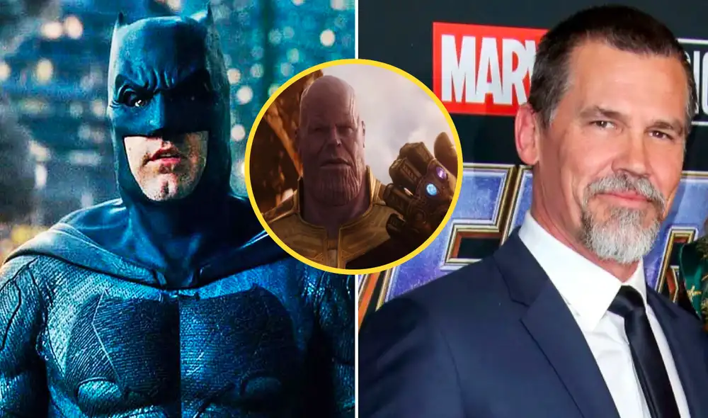 Si Josh Brolin hubiese sido elegido como Batman, Marvel tendría que haber elegido a un nuevo actor para Thanos en el UCM. Foto: composición LR/DC/Marvel/Difusión