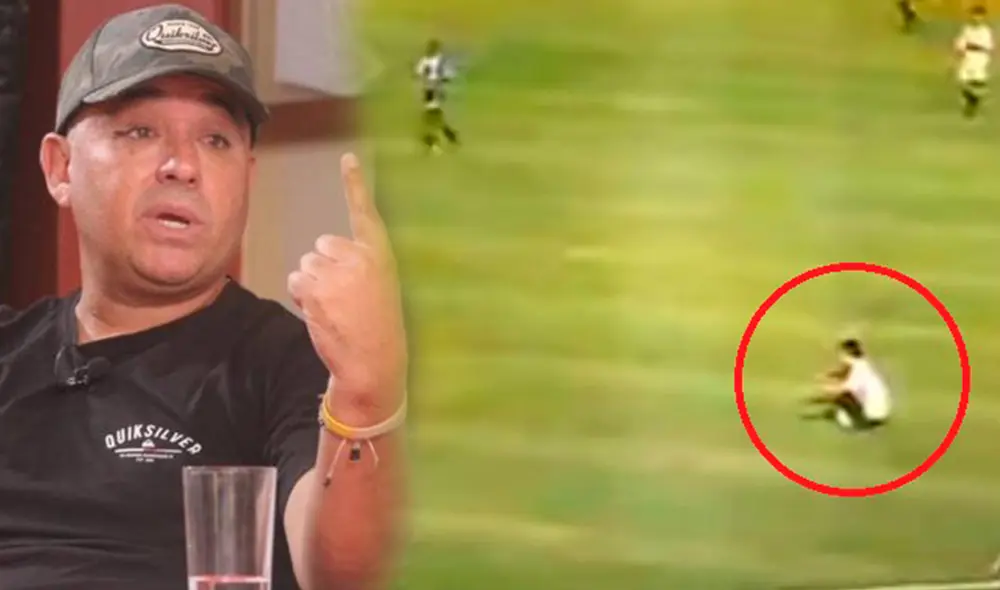 Roberto Martínez se sentó en la pelota para sacar de sus casaquillar a los íntimos. Foto: composición Twitter La Fe De Cuto/Líbero