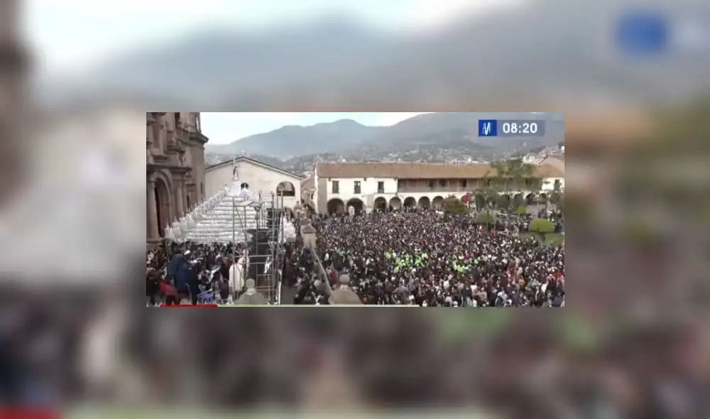 Celebran Domingo de Resurrección en Ayacucho. Foto: captura / Canal N