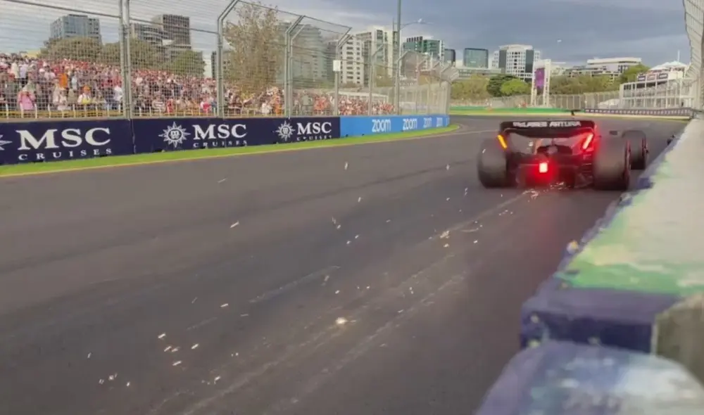 Daniel Ricciardo durante el GP de Australia. Foto: McLaren. Daniel Ricciardo durante el GP de Australia. Foto: McLaren.