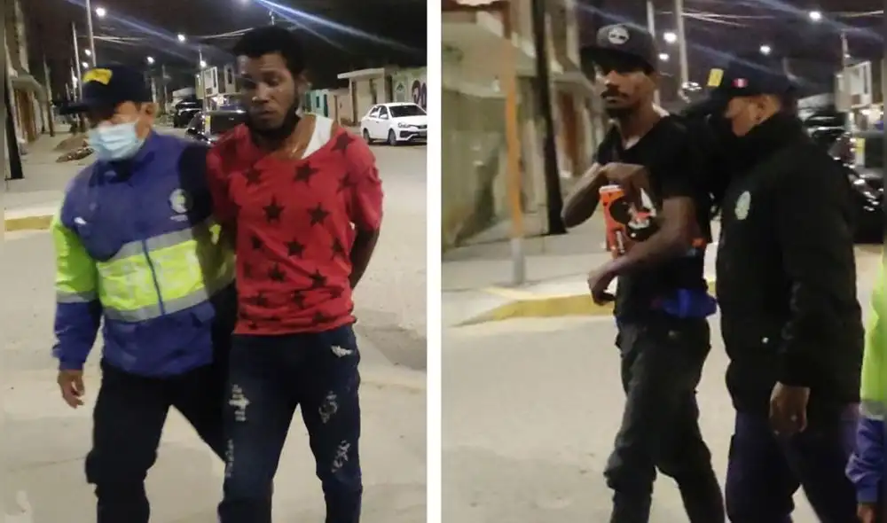 Estas personas fueron puestas a disposición del Ministerio Público. Foto: composición La República/Seguridad Ciudadana Nuevo Chimbote. Estas personas fueron puestas a disposición del Ministerio Público. Foto: composición La República/Seguridad Ciudadana Nuevo Chimbote.