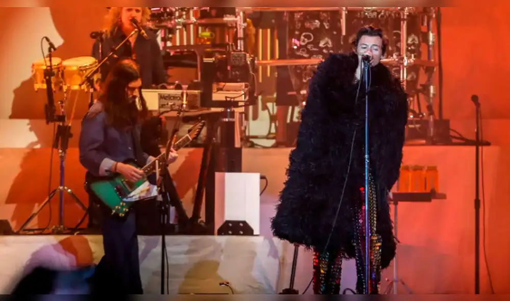 Coachella 2022: Harry Styles lució un traje de lentejuelas en su primera presentación del festival. Foto: Andy Abeyta/The Desert Sun