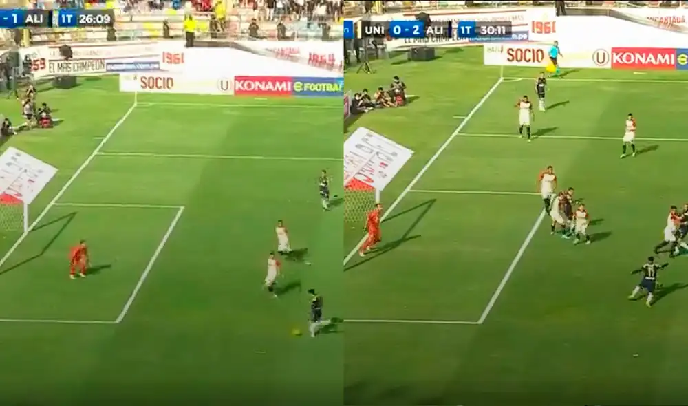 Jairo Concha marcó un doblete con Alianza Lima en el clásico peruano. Foto: composición GLR/captura GolPerú