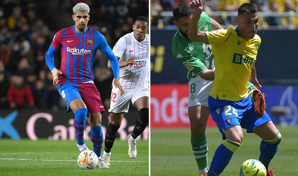 FC Barcelona vs. Cádiz frente a frente por el fútbol español. Foto: composición/ AFP FC Barcelona vs. Cádiz frente a frente por el fútbol español. Foto: composición/ AFP