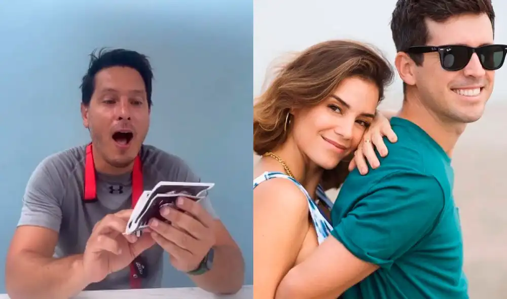 Cristian Rivero bromea con Jesús Alzamora tras conocer que tendrá un segundo hijo con María Paz. Foto: Jesús Alzamora/Instagram.