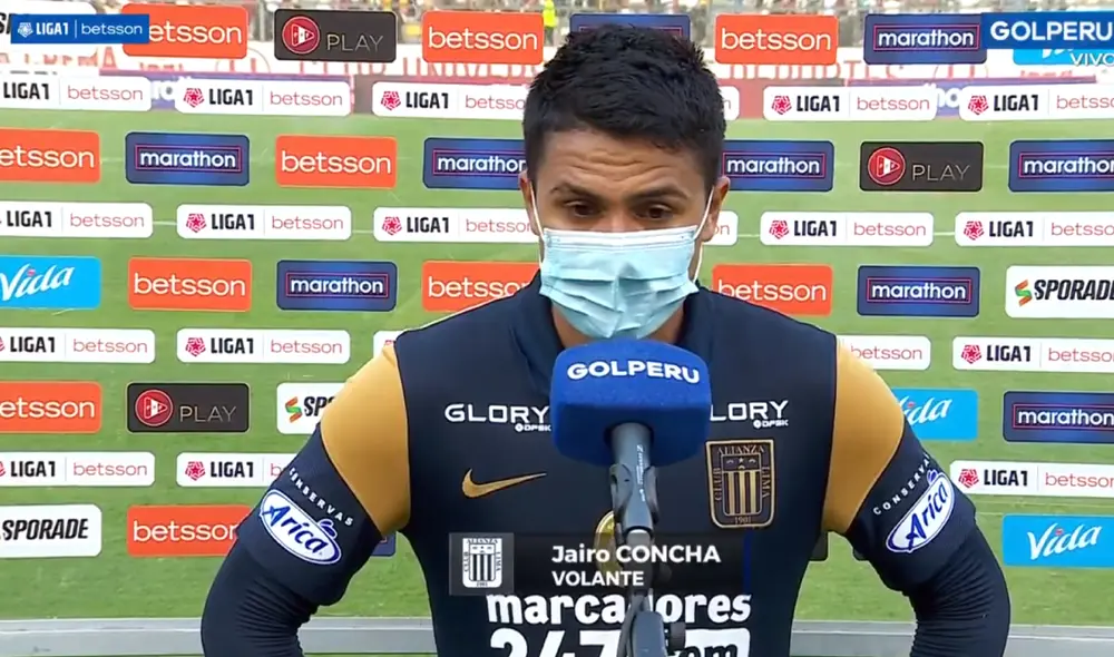 Jairo Concha salió campeón con Alianza Lima en el 2021. Foto: captura Gol Perú Jairo Concha salió campeón con Alianza Lima en el 2021. Foto: captura Gol Perú