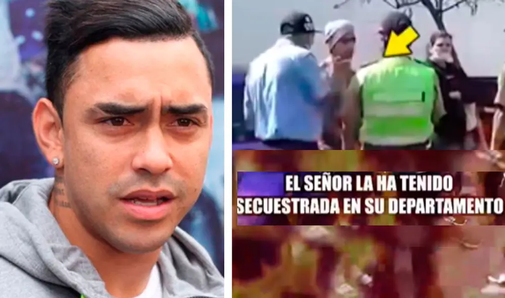 ‘‘Amor y fuego’’ presentó imágenes de la intervención a Diego Chávarri. Foto: captura Willax