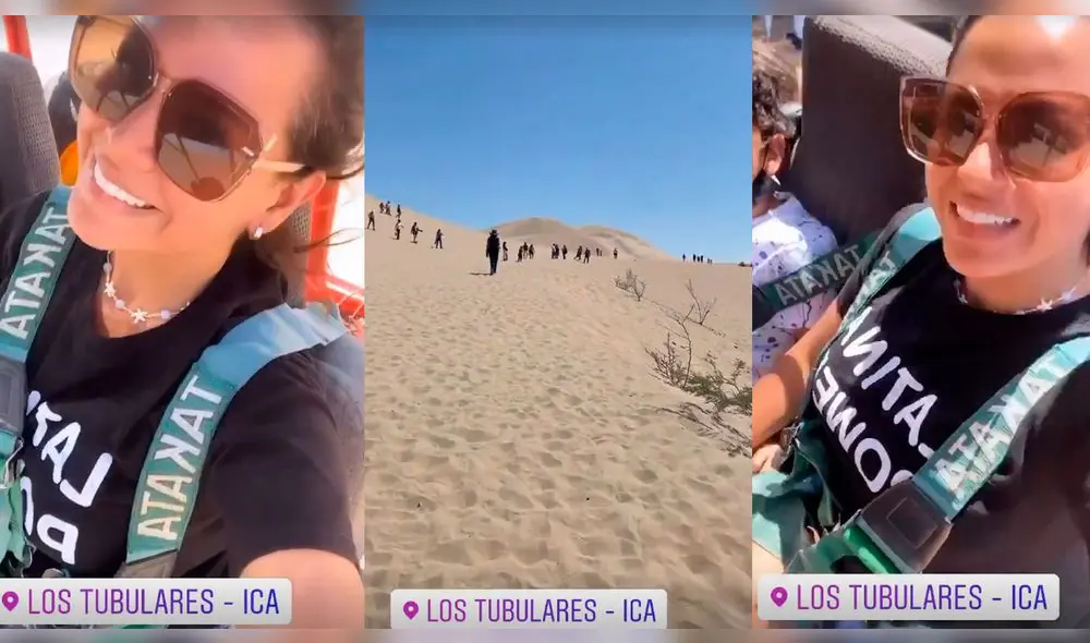 Flor Polo se divierte en familia durante su viaje a Ica. Foto: composición Flor Polo/Instagram Flor Polo se divierte en familia durante su viaje a Ica. Foto: composición Flor Polo/Instagram
