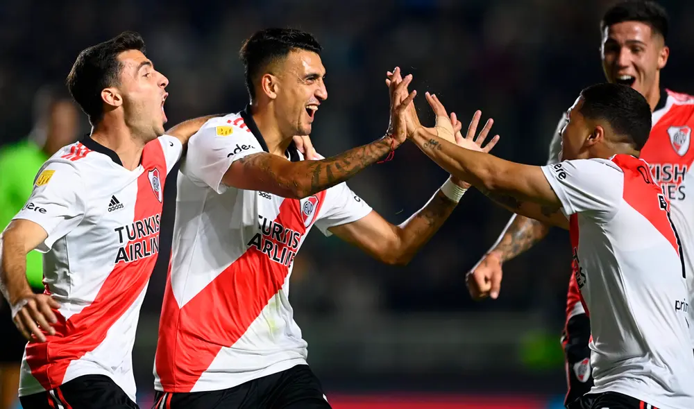 River Plate sacó tres puntos de visita contra Banfield por la Copa de la Liga Profesional. Foto: Twitter