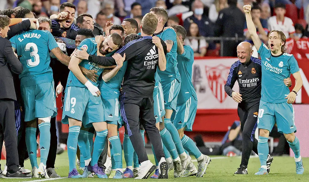 Firmes. Con seis jornadas por jugar, los merengues le llevan 15 puntos de ventaja al segundo.