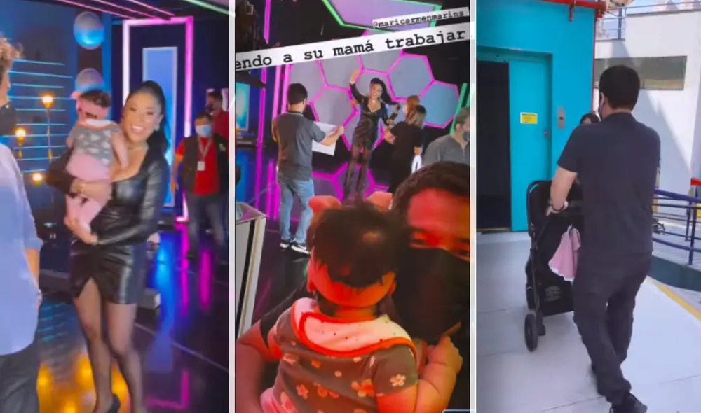 "Explorando y descubriendo el mundo de mamá y papá", expuso Maricarmen Marín en redes sociales. Foto: captura Instagram