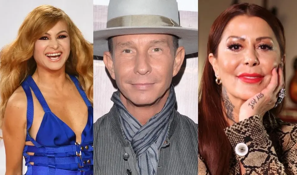 Alejandra Guzmán, Paulina Rubio y Erik Rubín estuvieron envueltos en un polémico triángulo amoroso en los año 90. FOTO: Composición Instagram