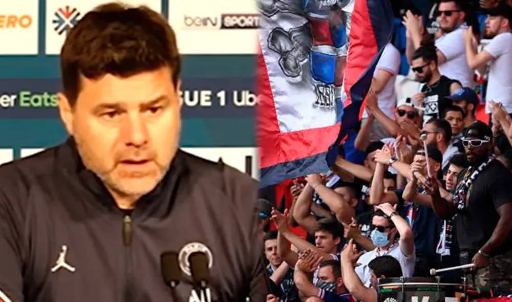 Mauricio Pochettino se mostró apenado por la falta de apoyo de los ultras del PSG. Foto: AFP/Ligue 1 Mauricio Pochettino se mostró apenado por la falta de apoyo de los ultras del PSG. Foto: AFP/Ligue 1