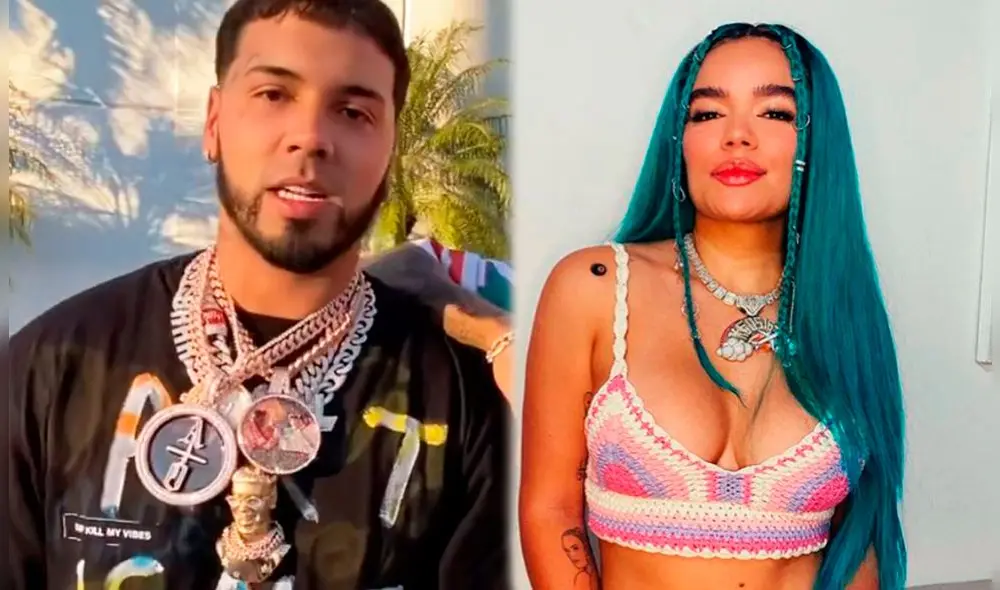 Anuel AA y Karol G terminaron su relación a inicios del 2021. Foto: capturas Instagram